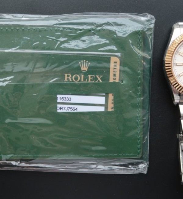 Replica Rolex DateJust II 41mm SS/YG White Dial Lumed Marker SS/YG Bracelet A3136