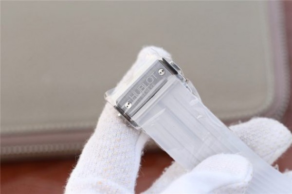 Replica Hublot Big Bang Unico Sapphire Plastic Case Skeleton Dial White Rubber Strap Jap Quartz