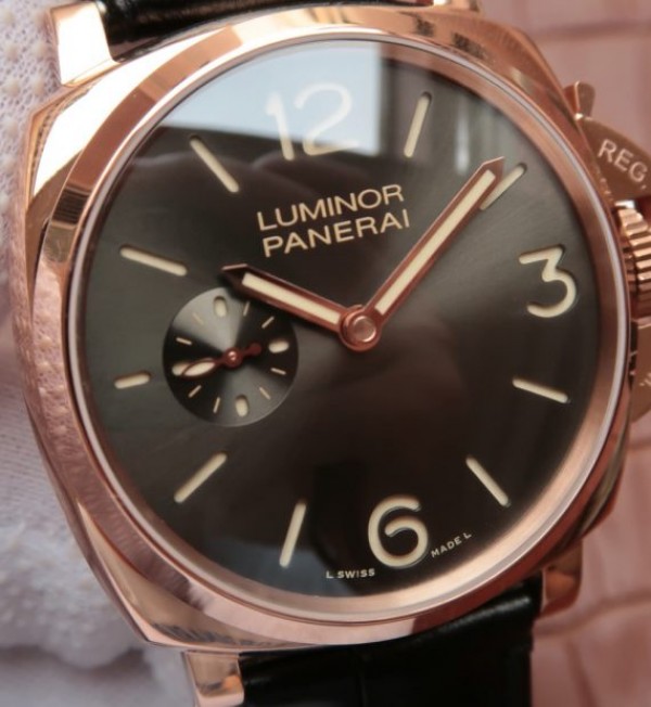 Replica Panerai XF Luminor Due 3 Days PAM677 Acciaio RG P.1000