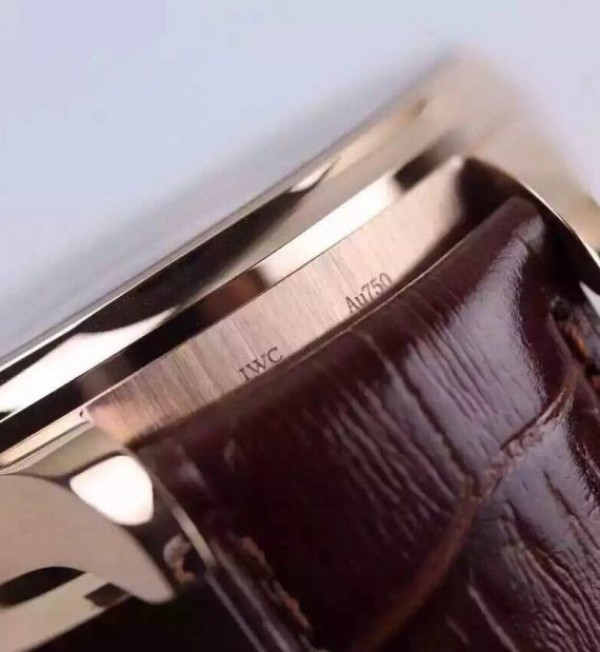 Replica IWC ZF Portuguese RG IW500702 Leather Strap A52010