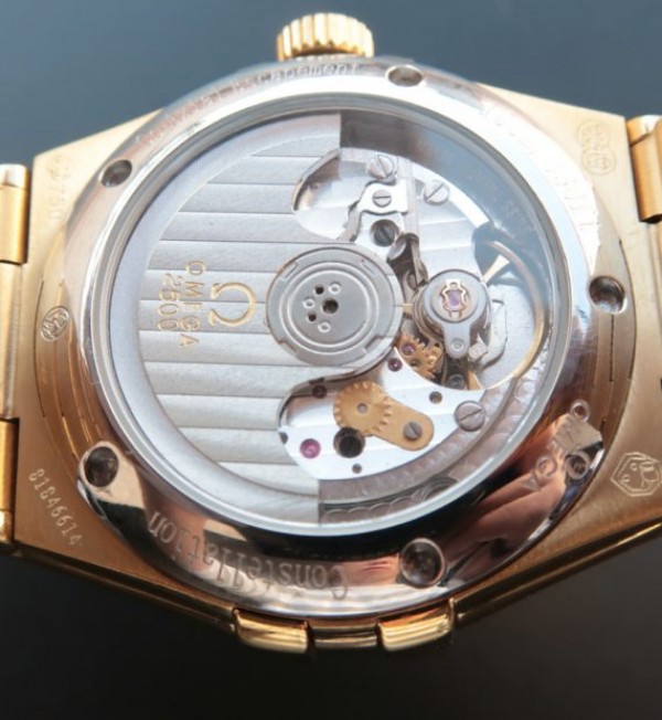 Replica Omega V6 Constellation YG White Dial Diamonds Markers YG Bracelet A2500