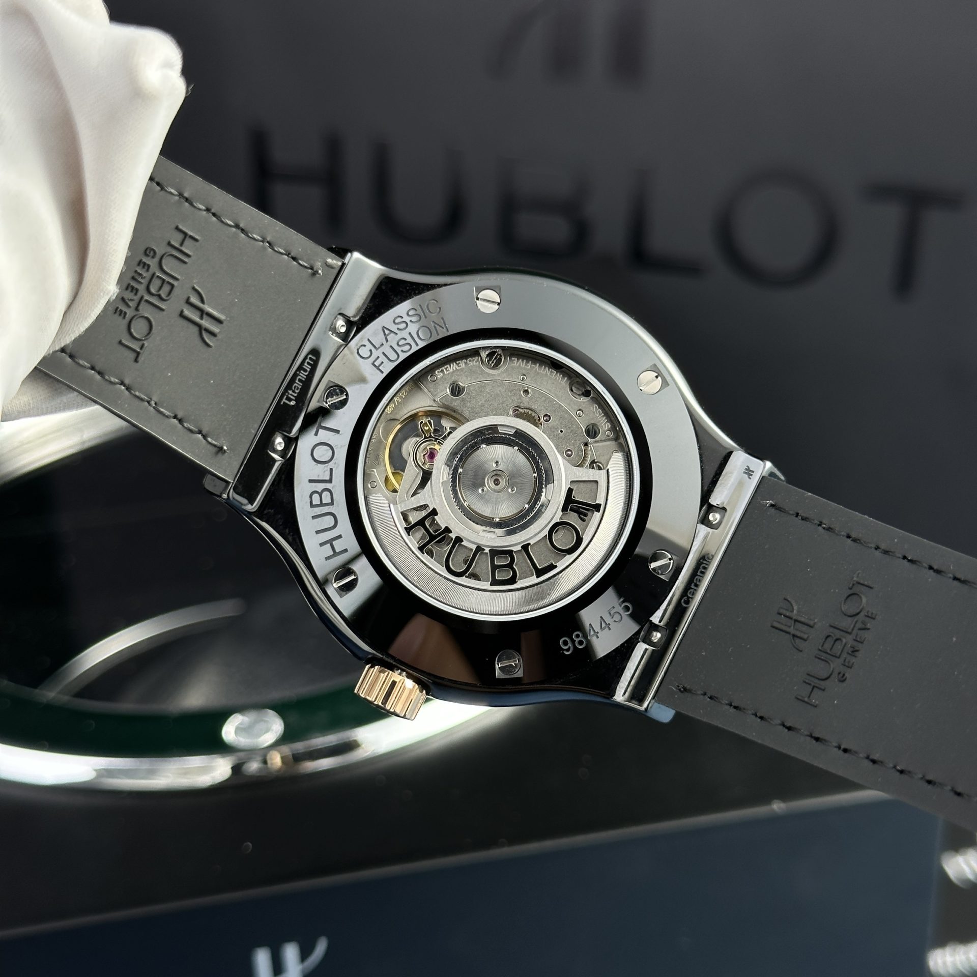 Hublot Best Fake Watches Classic Fusion Ceramic Demi King Gold 42mm