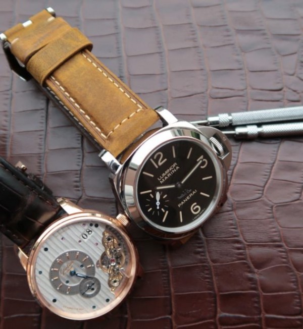 Replica Panerai PAM416 Beverly Hills Brown Asso Strap A6497