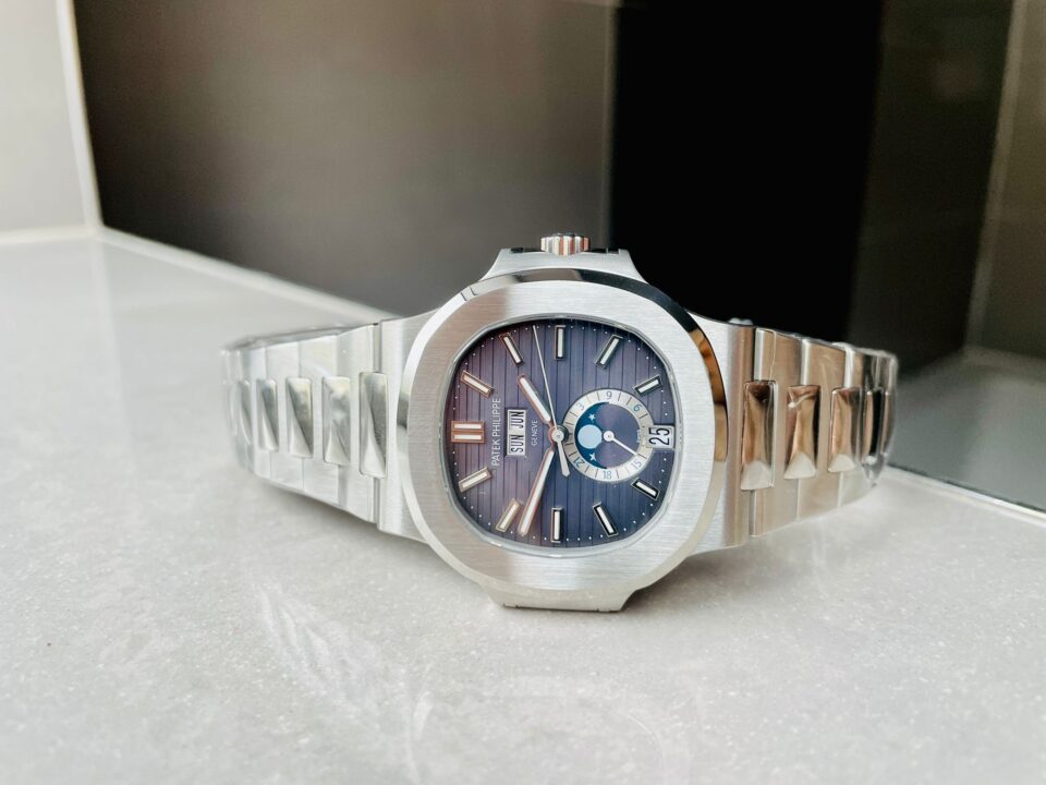 Replica PATEK PHILIPPENautilus 5726 Full Function Moonphase PPF 1:1 Best Blue Dial A324