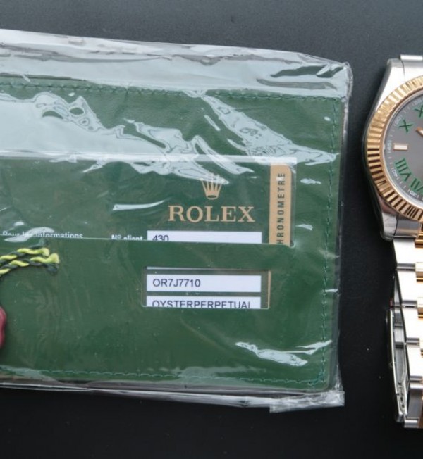 Replica Rolex DateJust II SS/YG Gray Dial on SS/YG Bracelet A3136