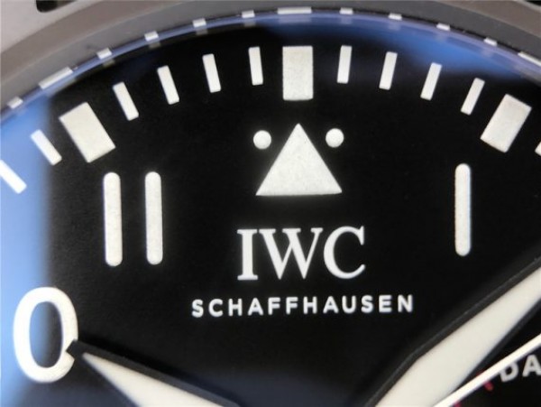 Replica IWC Big Pilot Real PR IW502001 Real Ceramic ZF V2 Black Calfskin Strap A51111