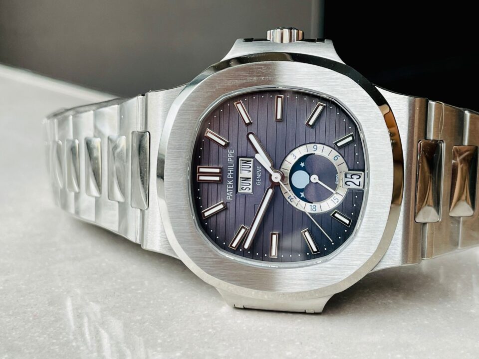 Replica PATEK PHILIPPENautilus 5726 Full Function Moonphase PPF 1:1 Best Blue Dial A324