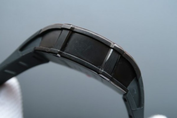 Replica Richard Mille RM027 PVD Skeleton Dial Black Rubber Strap 6T51