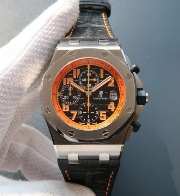 Replica Audemars Piguet JF Royal Oak Offshore Volcano Leather Strap A3126