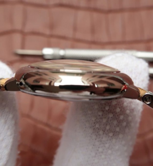 Replica Cartier Ballon Bleu Ladies 28mm SS White Dial SS/YG Bracelet Ronda Quartz