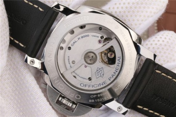 Replica Panerai PAM498 VSF Black Dial Leather Strap P.9000