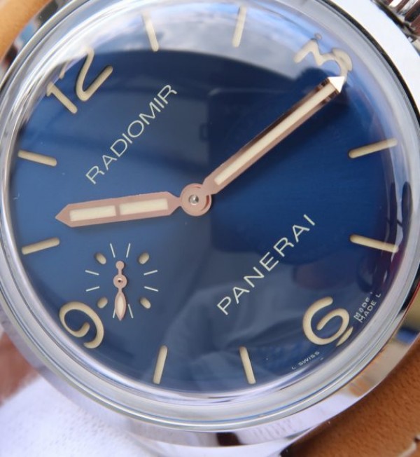 Replica Panerai ZF PAM690 Blue Dial Leather Strap P.3000 Super Clone