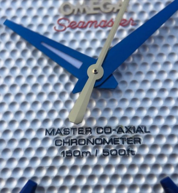 Replica Omega Seamaster 150M Ryder Cup White Textured Dial SS Bracelet A8500