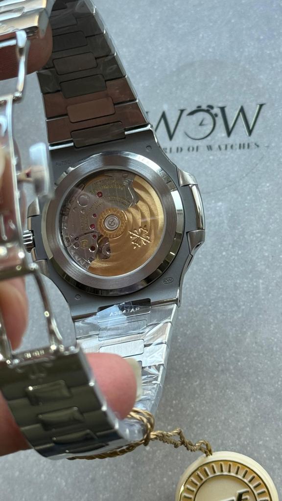 Replica PATEK PHILIPPE Nautilus 5811/1G PPF 1:1 Best Edition Grey Textured Dial on SS Bracelet Asian Cal.26-330CS