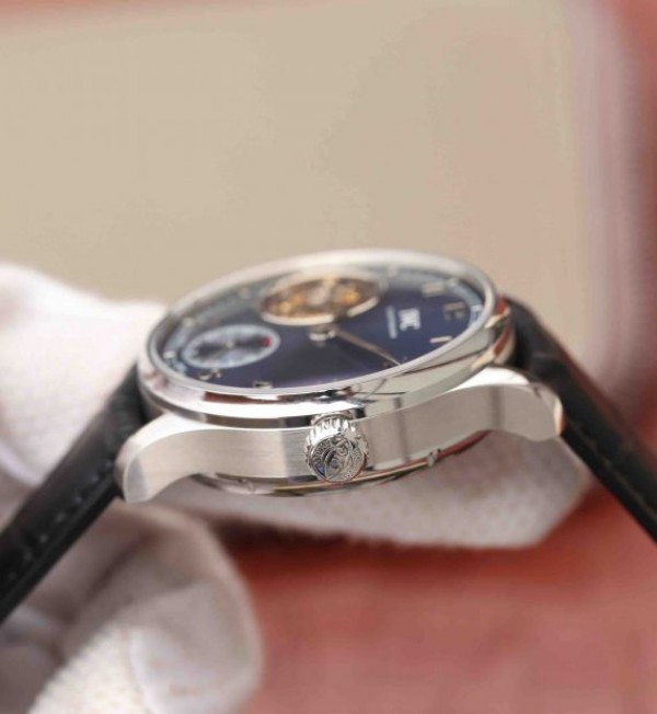 Replica IWC YLF AZ Portuguese Tourbillon Blue Dial A98900