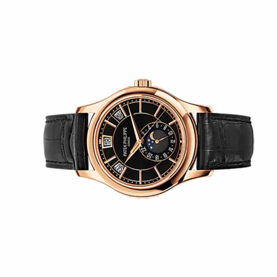 Patek Leather Black 5205R-010 Replica