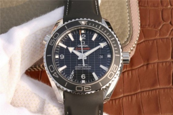 Replica Omega Planet Ocean Professional Ceramic Bezel 45mm OMF 007 Rubber Strap A8501