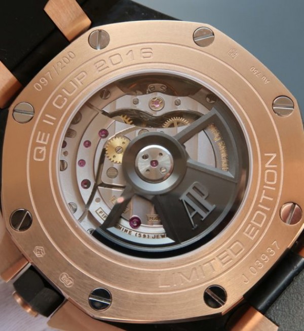 Replica Audemars Piguet JF Royal Oak Offshore 2017 RG Updated Black Ceramic Bezel A3126