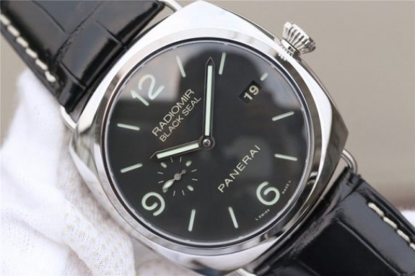 Replica Panerai PAM388 Black Dial Leather Strap P.9000 Super Clone