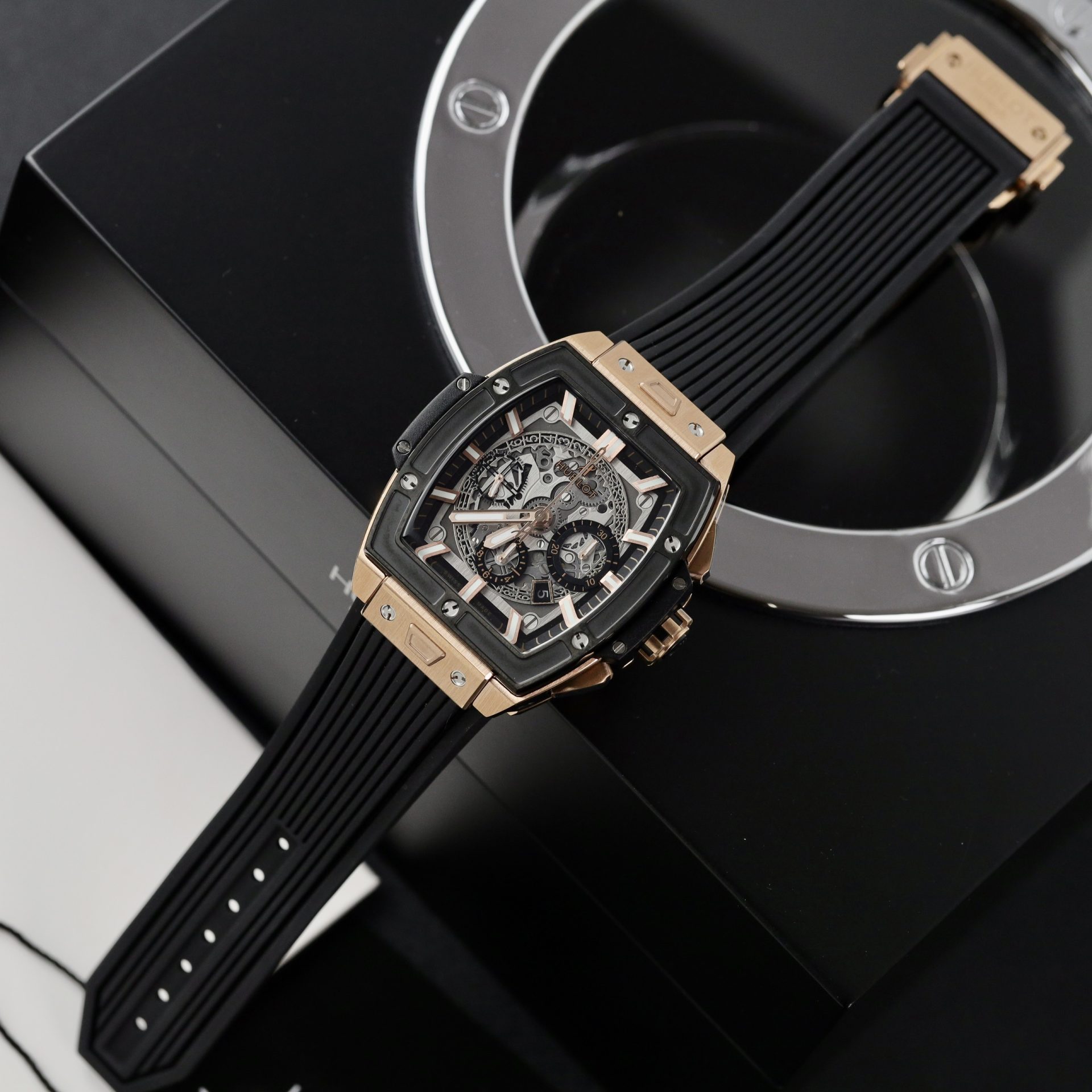 Hublot Replica Watch Spirit Of Big Bang King Gold Black Dial 42mm