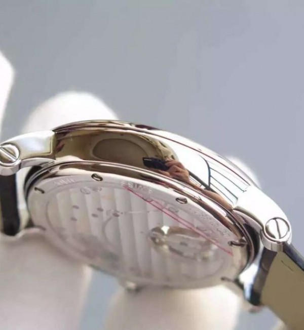 Replica Cartier Rotonde De Cartier Tourbillon SS Diamonds Dial