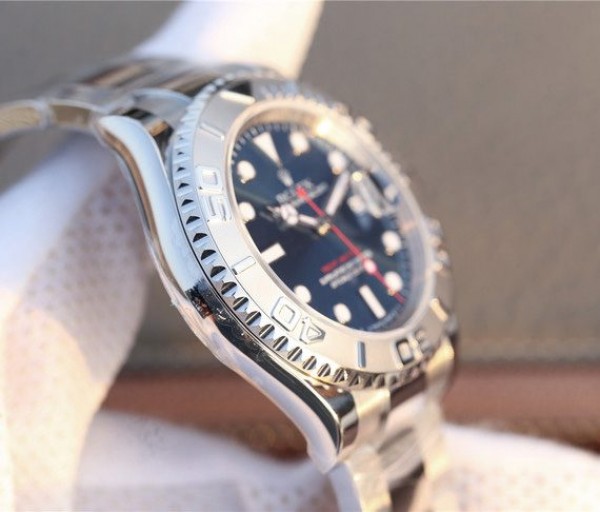 Replica Rolex Yacht-Master 116622 JF Blue Dial SS Bracelet SH3135