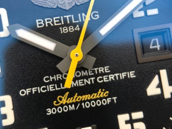 Replica Breitling Avenger II Seawolf PVD GF Black Dial Black Nylon Strap A2824