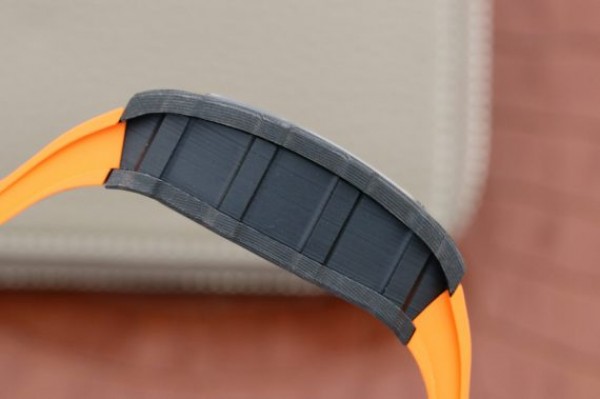 Replica Richard Mille RM035-02 Rafael Nadal FC Titanium Case KVF Skeleton Dial Orange Rubber Strap MIYOTA8215