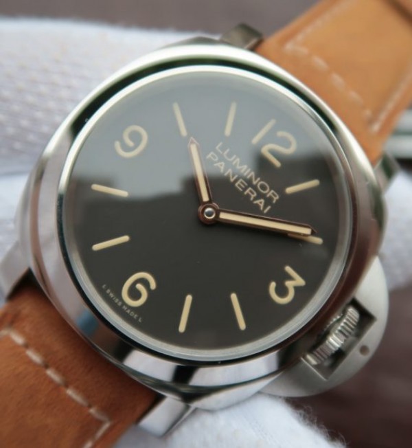Replica Panerai Luminor PAM390 Brown Leather Strap P.5000
