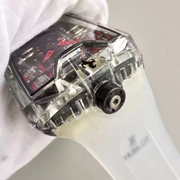Replica Hublot MP-05 Laferrari Sapphire Limited Edition Skeleton Dial Red