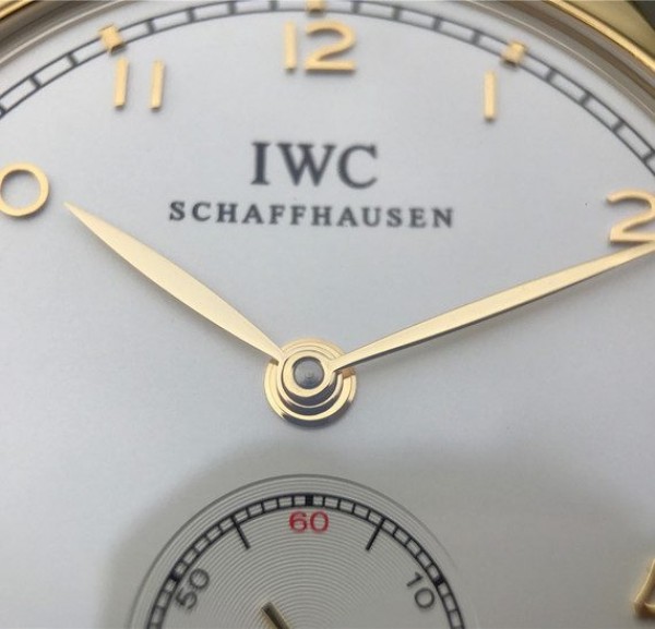 Replica IWC ZF Portuguese IW5454 YG White Dial Leather Strap A6498