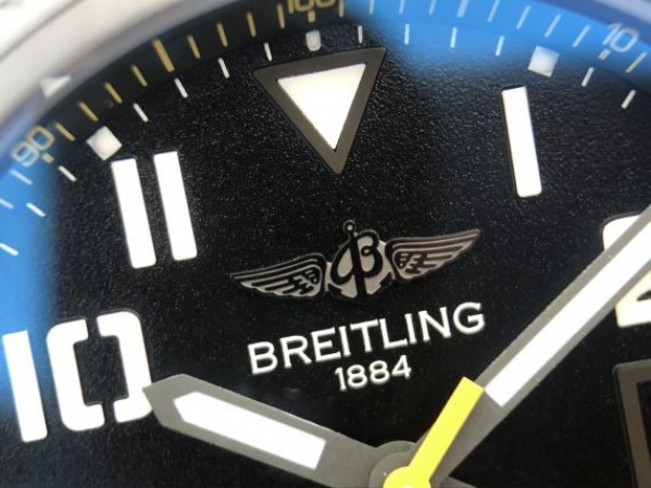 Replica Breitling Avenger II Seawolf PVD GF Black Dial Black Nylon Strap A2824