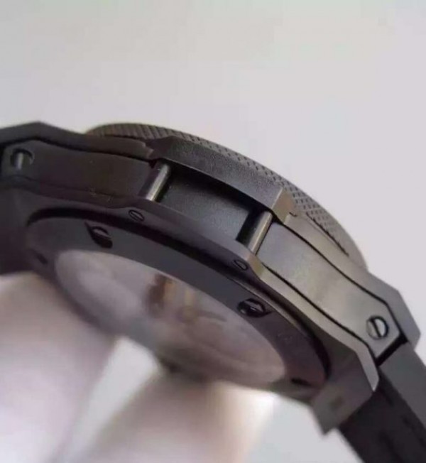 Replica Hublot Big Bang 44mm Vendome Real Tourbillon Black Black Gummy