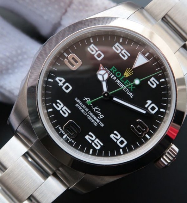 Replica Rolex Air-King 116900 40mm Baselworld 2016 Noob SS Bracelet A2836