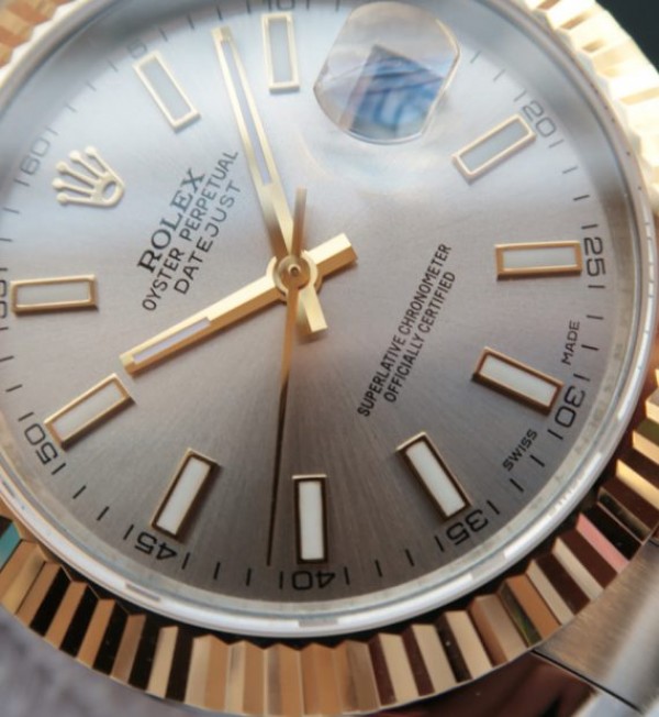 Replica Rolex DateJust II 41mm SS/YG Silver Dial Stick Marker SS/YG Bracelet A2824