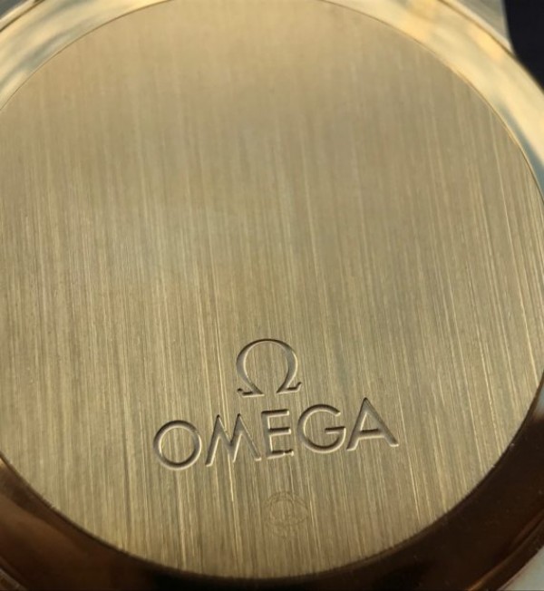 Replica Omega MKF De Ville 37mm YG White Dial YG Markers Leather Strap A2892