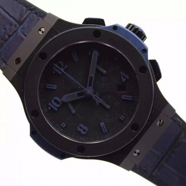 Replica Hublot Big Bang Full Ceramic Evolution Blue Magicb Gummy Strap HUB4104