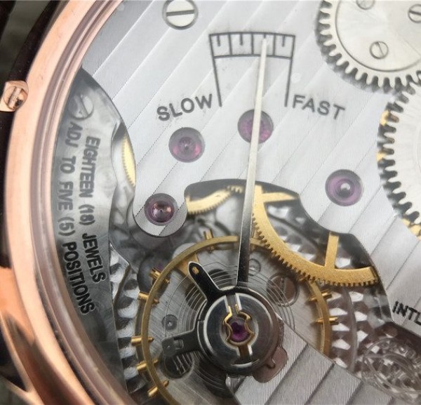 Replica IWC ZF Portuguese IW545406 RG Brown Dial Leather Strap A6498