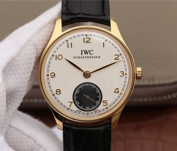 Replica IWC ZF Portuguese IW5454 YG White   Black Dial A6498