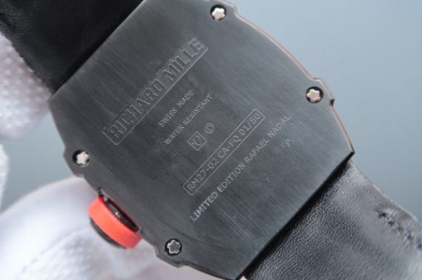 Replica Richard Mille RM027-2 PVD Skeleton Dial Black Nylon Strap 6T51