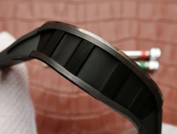 Replica Richard Mille RM52-02 Horse Unique Piece Real Ceramic Black Rubber Strap MIYOTA8215