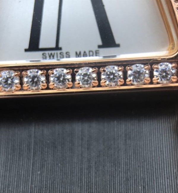 Replica Cartier High Jewelry Watches RG WJ306014 White Dial Brown Fabric Strap