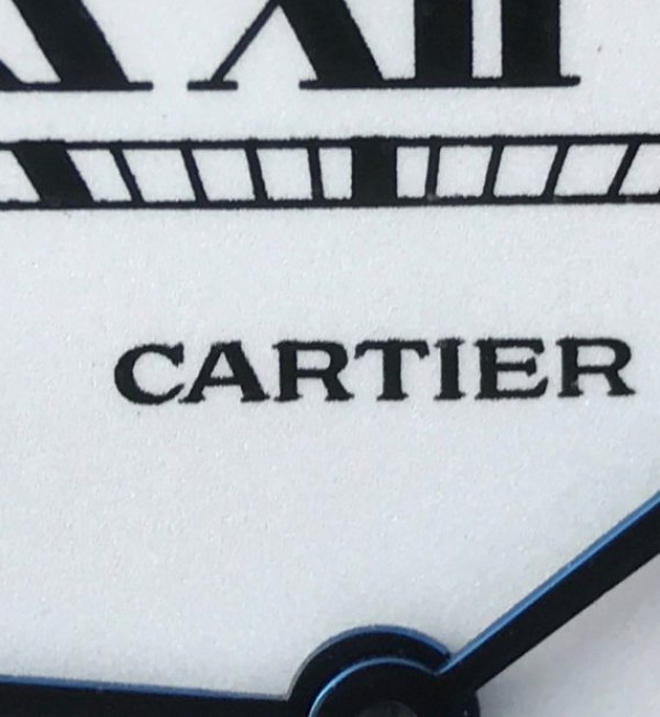 Replica Cartier Tank Solo SS White Dial Black Leather Strap Ronda Quartz
