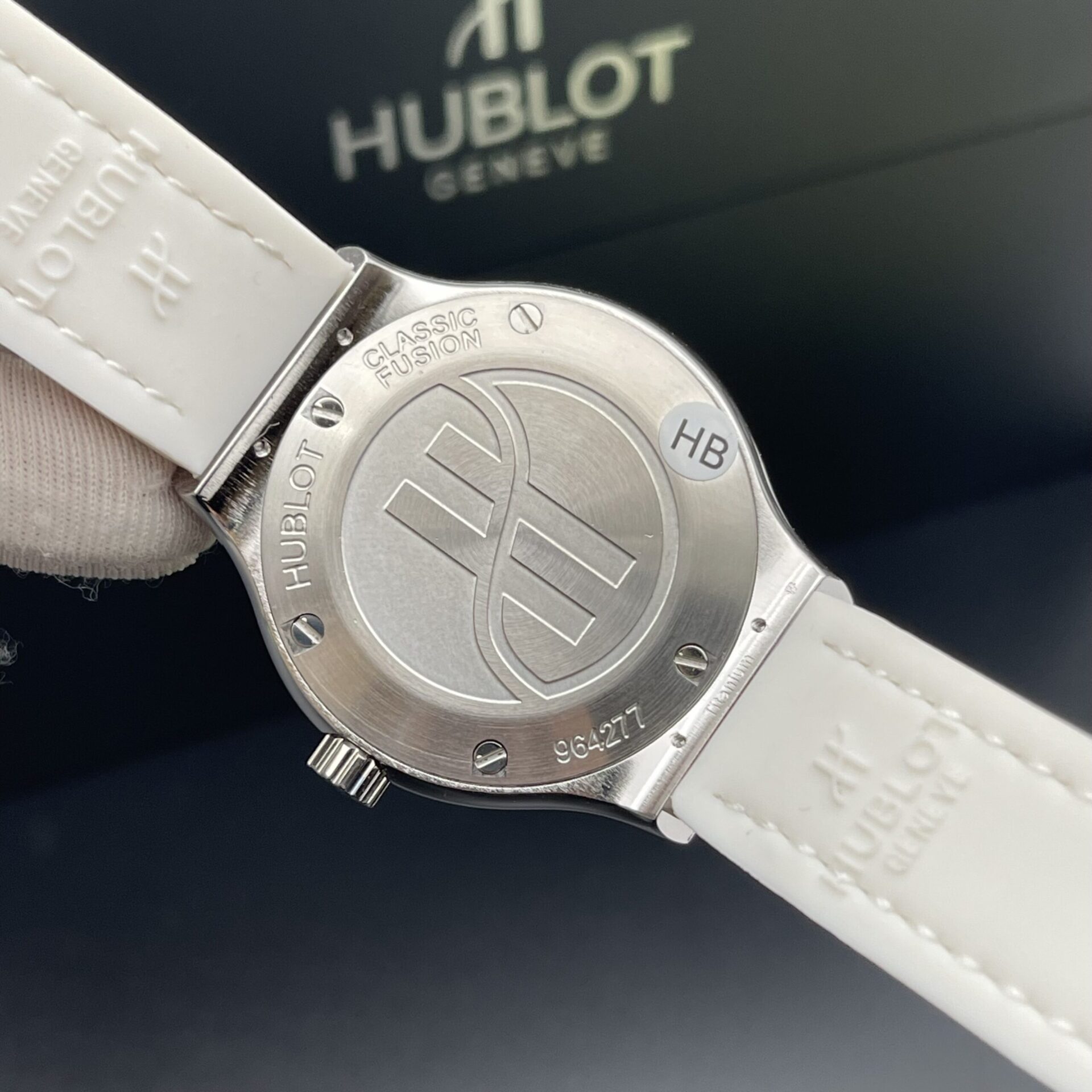 Hublot Replica Watches Classic Fusion Womens White Dial HB Factory 33mm