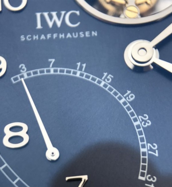 Replica IWC AZ Portuguese Tourbillon IW5046 Blue Dial