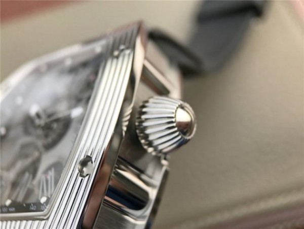 Replica Richard Mille RM018 Hommage a Boucheron SS Black Skeleton Dial Black Rubber Strap 6T51