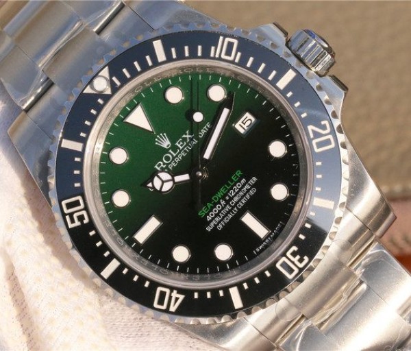Replica Rolex Sea-Dweller DEEPSEA 116660 D-Green Noob A2836