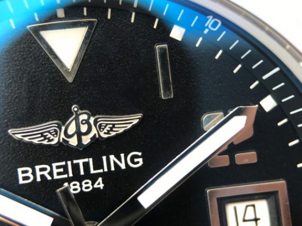 Replica Breitling Avenger II Seawolf SS GF Black Dial Black Rubber Strap A2824