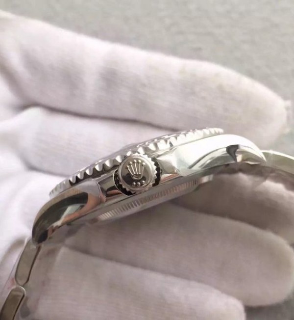 Replica Rolex Yacht-Master 116622 Noob White Dial on SS Bracelet A2824