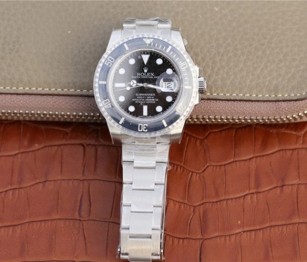 Replica Rolex Submariner 116610 LN Black Ceramic VRF SS Bracelet A2836
